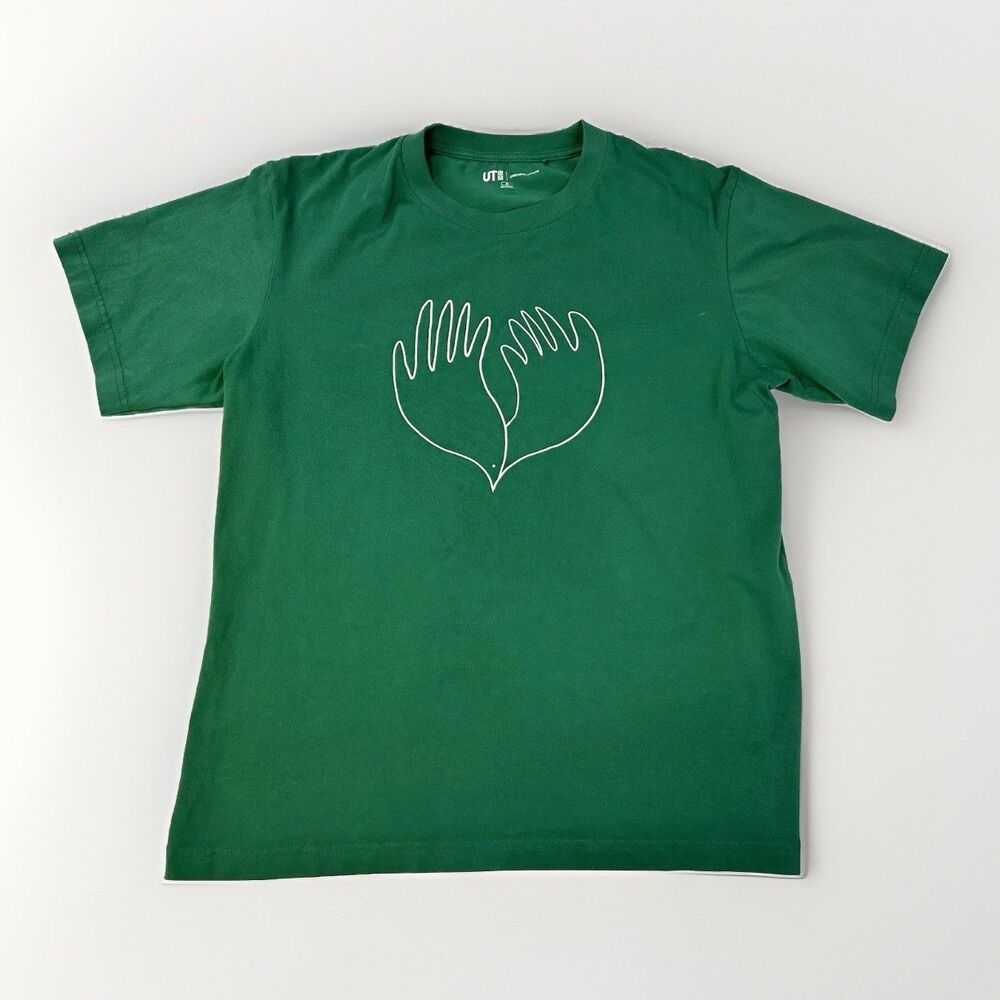 UNIQLO Christophe Lemaire UT Graphic T-shirt Medium Green Unisex